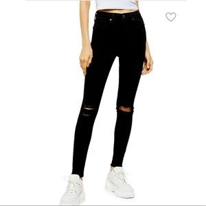 Topshop distressed Jamie jeans